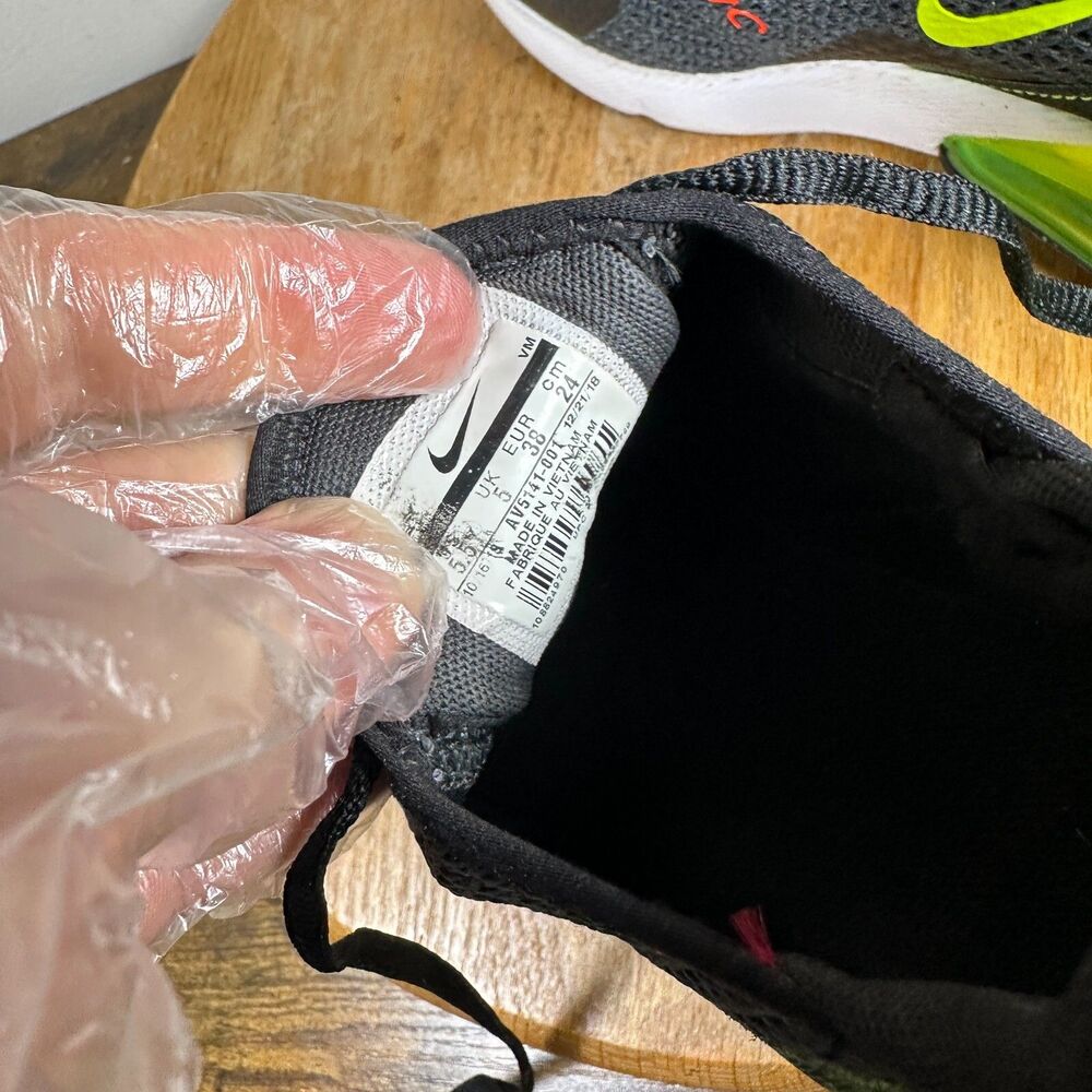 Nike Air Max 270 Retro Future Black Volt Green Women's Size 7 Shoe AV5141-001 - Picture 8 of 9